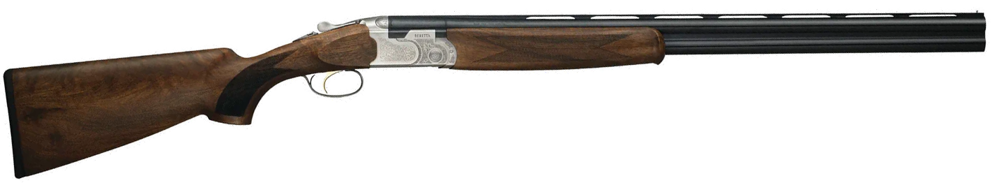Beretta 686 Silver Pigeon Combo, 28GA, 28in. Barrel, 2rd, Wood Stock & Forend. Incl. 20GA/28" Barrel 3" Chamber - Gray (J686FP8)