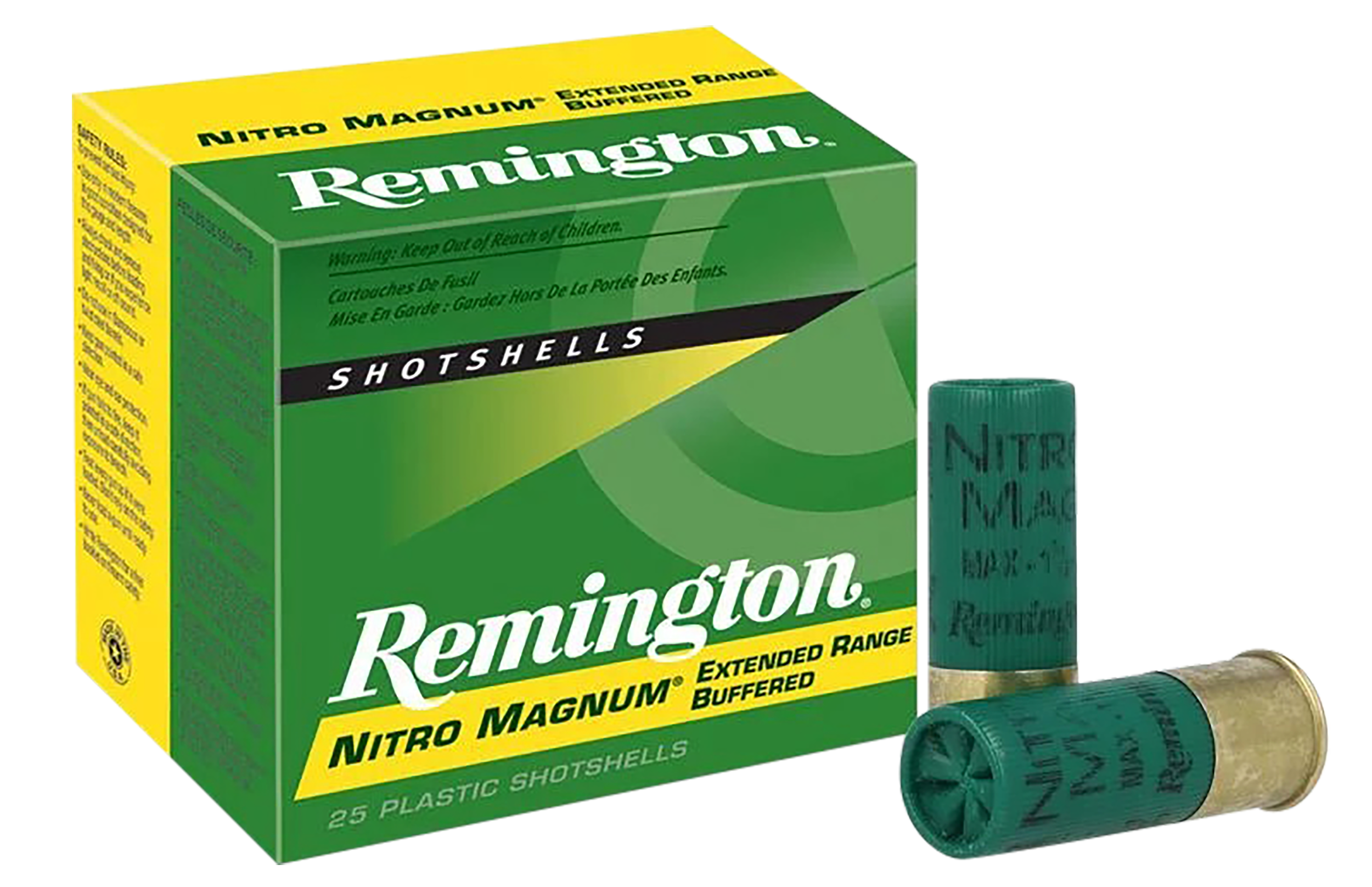 Remington Ammunition 26684 Nitro Magnum  12Gauge 3" 1 7/8oz 4Shot 25 Rounds