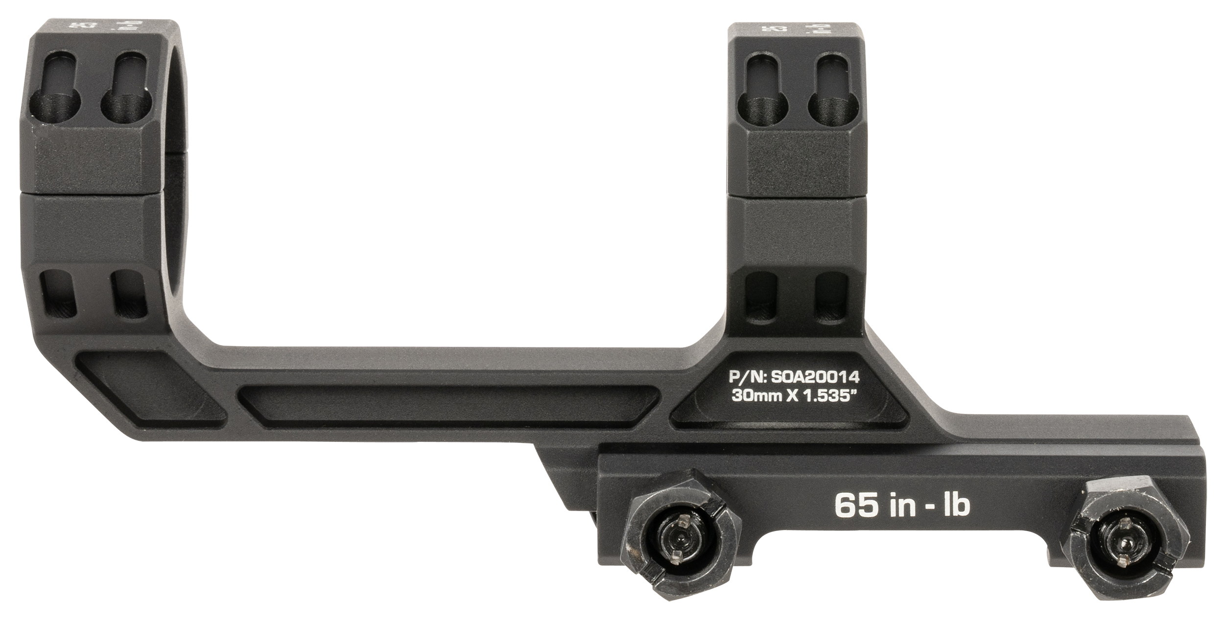 Sig Sauer Alpha Msr Scope Mount Ring Combo 30mm 0 MOA Anodized Finish