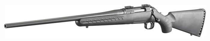 Ruger 6917 American  Full Size 308 Win 4+1 22" Matte Black Steel Barrel, Matte Black Picatinny Rail Steel Receiver, Black Fixed Synthetic Stock, Left Hand - 6917 - 736676069170