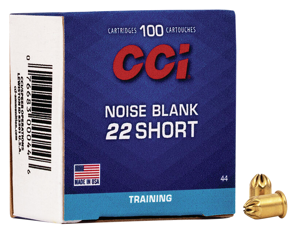 CCI Blank Paper Noise Blanks Rimfire Ammo 22 Short Blank 100 rd.