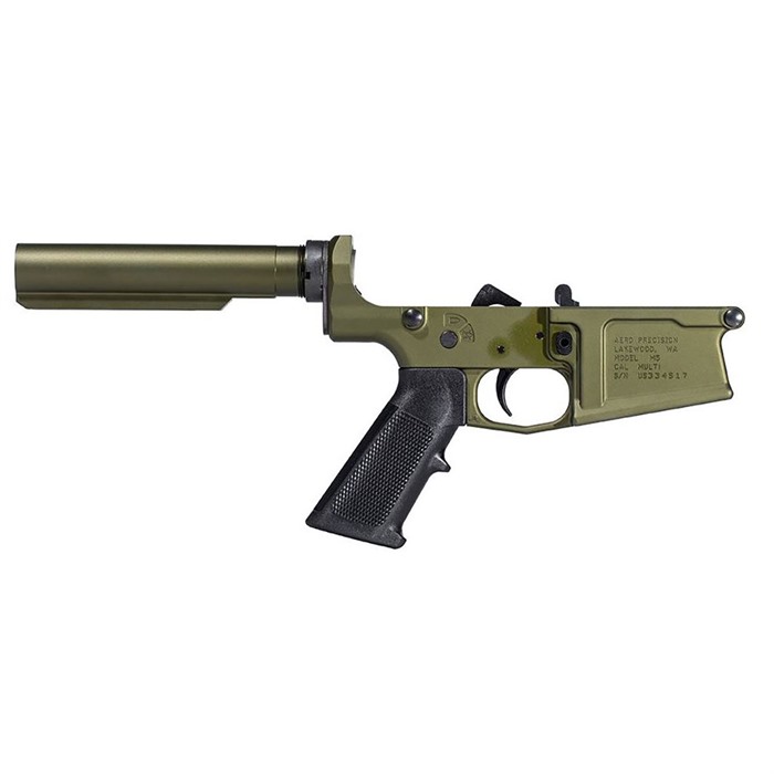 Aero Precision M5 Multi Caliber .308 Carbine O.D. Green Complete Lower Receiver