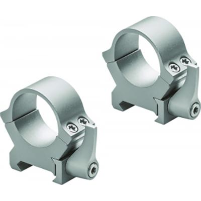 Leupold 2-Piece QRW2 Weaver-Style Rings 1in Low Silver Weaver Picatinny Compatible