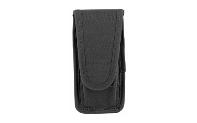 Uncle Mike's 88321 Universal Single Mag/Knife Pouch Fits 9mm,40 S&W,,Single Row 10mm,45ACP Metal Mag 2.25" Black Cordura Belt Loop Mount - 88321 - 043699883219