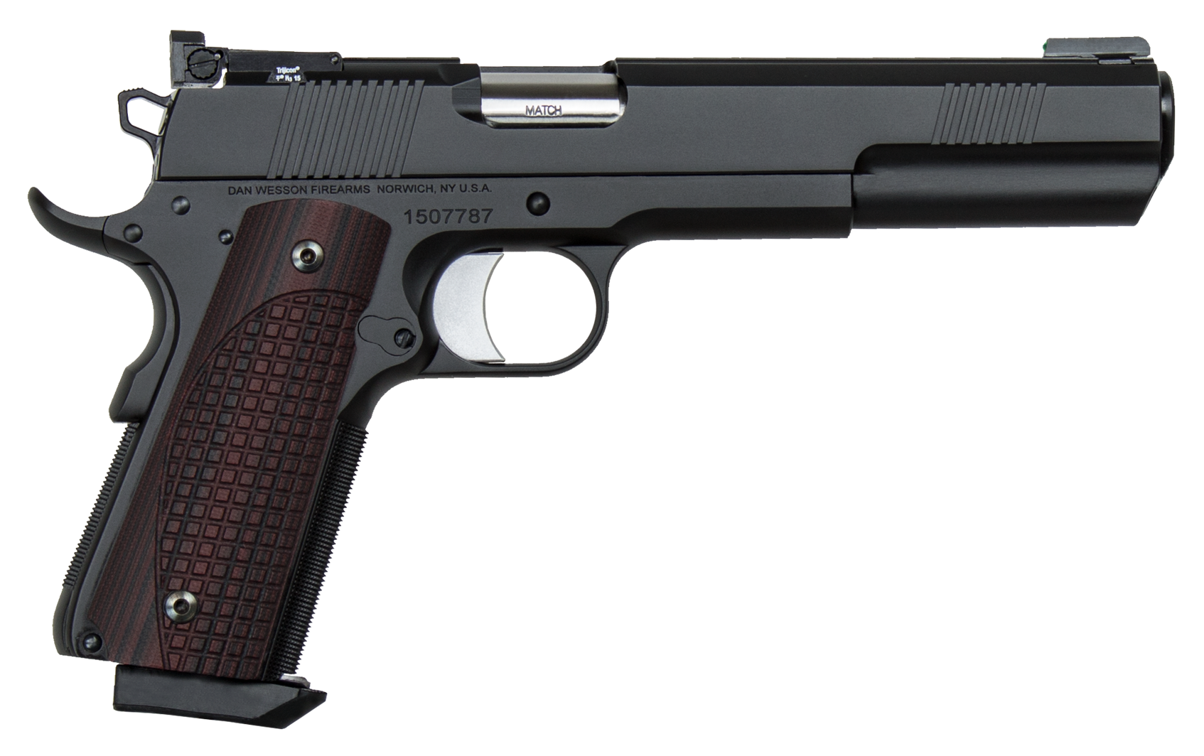 CZ Dan Wesson Bruin 10mm Auto 6.03in 8-Round Stainless Slide Frame Brown G10