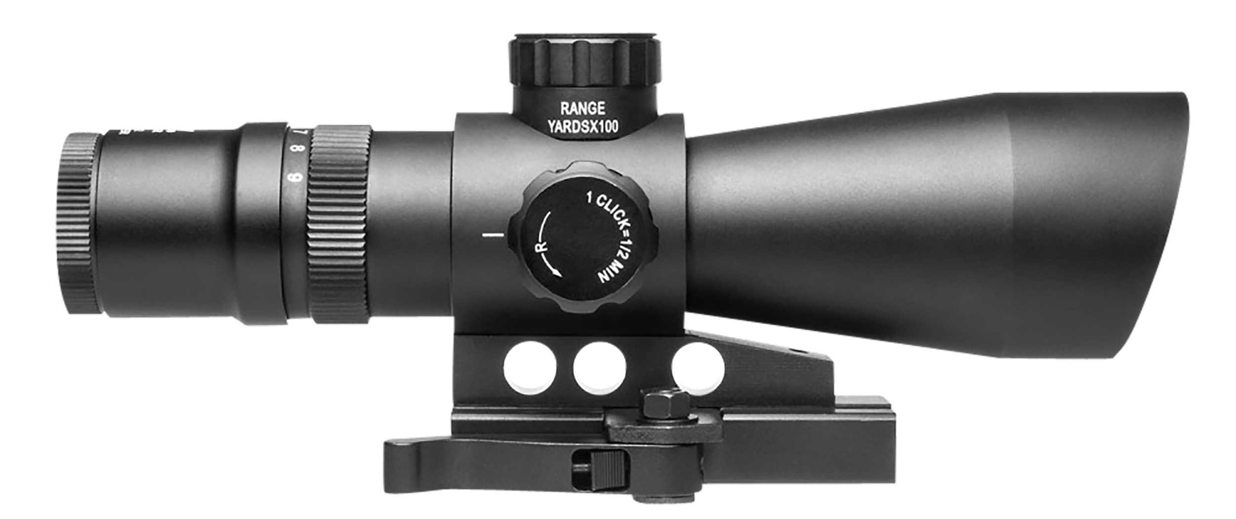 NcStar 3-9x42 Mil-Dot Mark Ii Tactical Gen Ii Rifle Scope 1in Mount Hardcoat Anodized