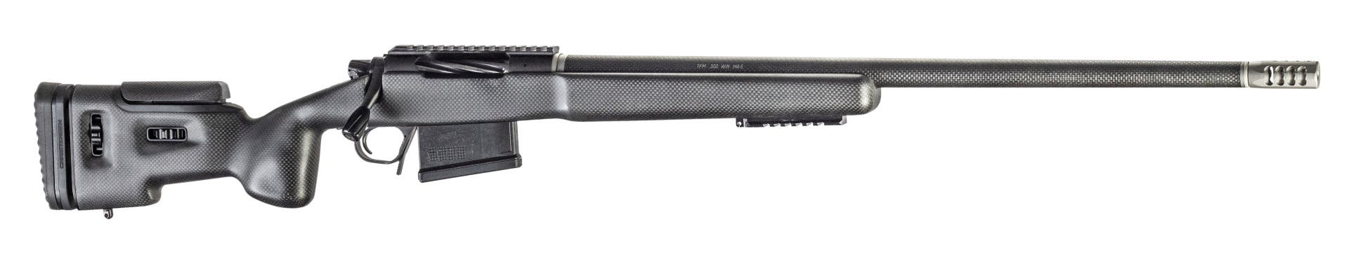 Christensen Arms 8010500300 TFM Long Range Full Size 338 Lapua Mag 3+1, 27" Carbon Fiber Target Steel Barrel, Black Nitride Aluminum Receiver, Natural Carbon Fiber Fixed Long Range Stock - 8010500300 - 696528087212