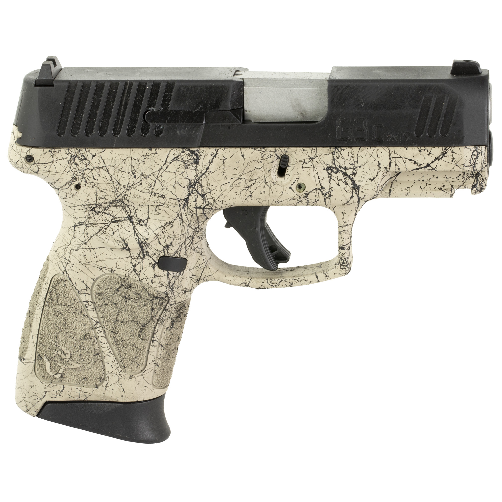 Taurus G3C 9mm 3.2 Inch Barrel 12 Rounds FDE/Black Splatter - 1G3C931SP3 - 725327937609
