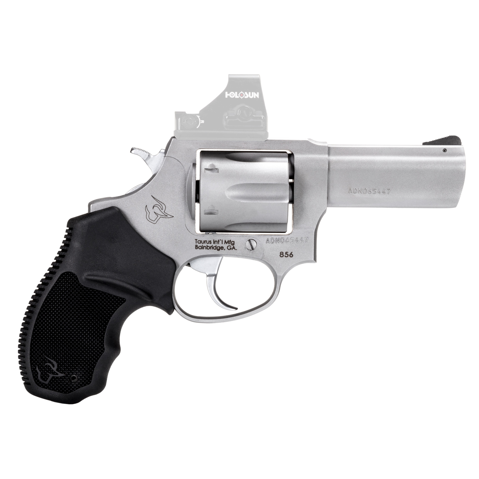Taurus 856 TORO Revolver - Stainless | 38 Spl +P | 3" Barrel | 6rd | Rubber Grip | Includes Optic Mount - 2-856P39 - 725327634454