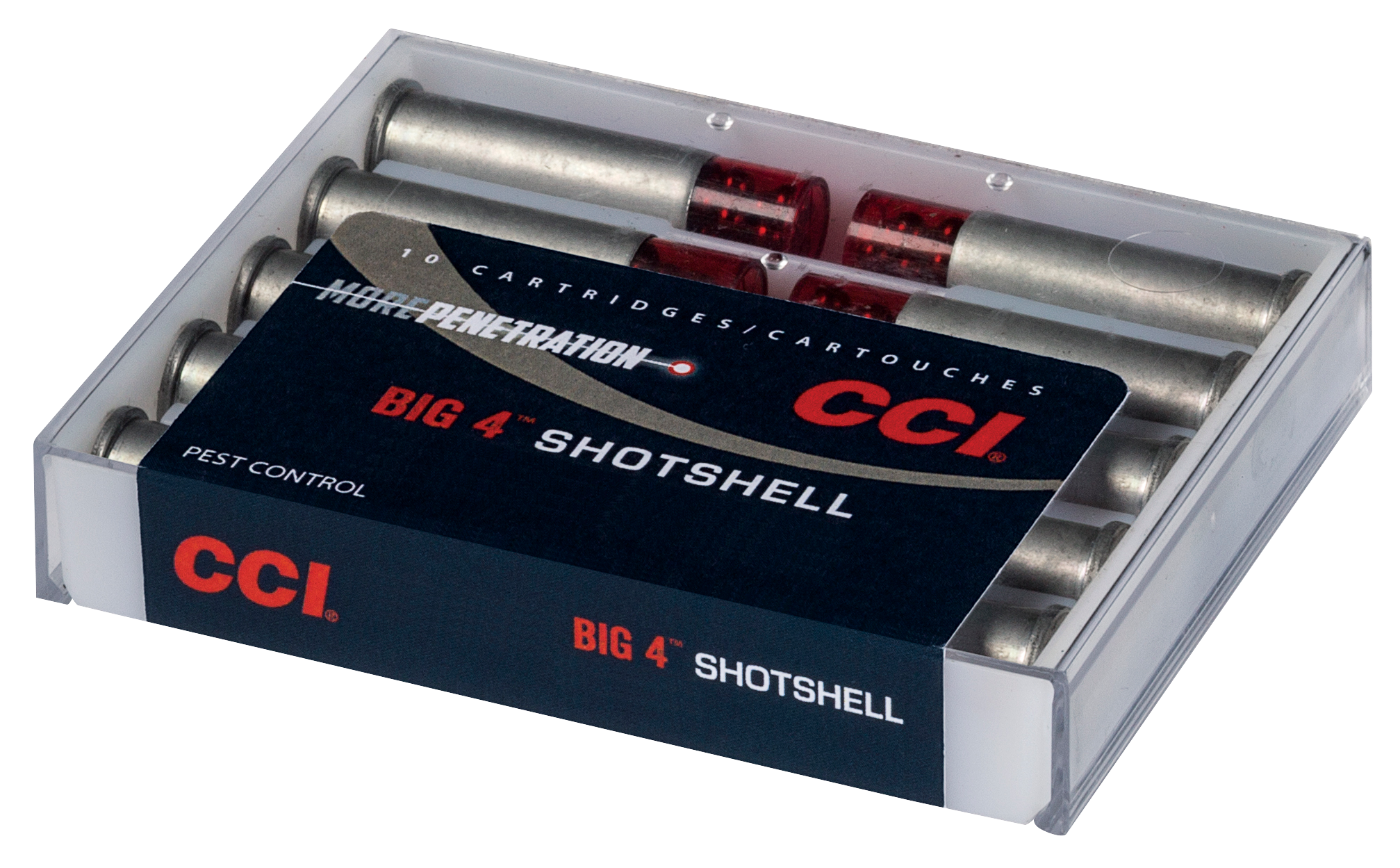 CCI 3718CC 44 Remington Magnum Shotshell No. 4 Shot 110 Grain 10 Rounds