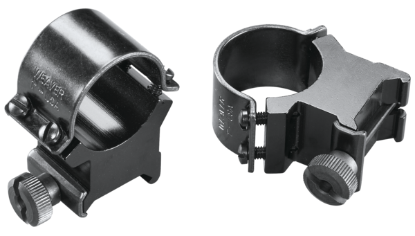 Weaver Mounts 49162 Sure Grip Detachable Rings  Black 1" Extra High