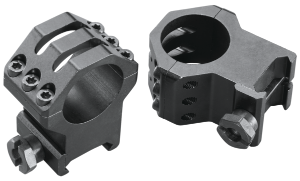 Weaver Six Hole Tactical Rings 1in Extra Extra High Matte Finish