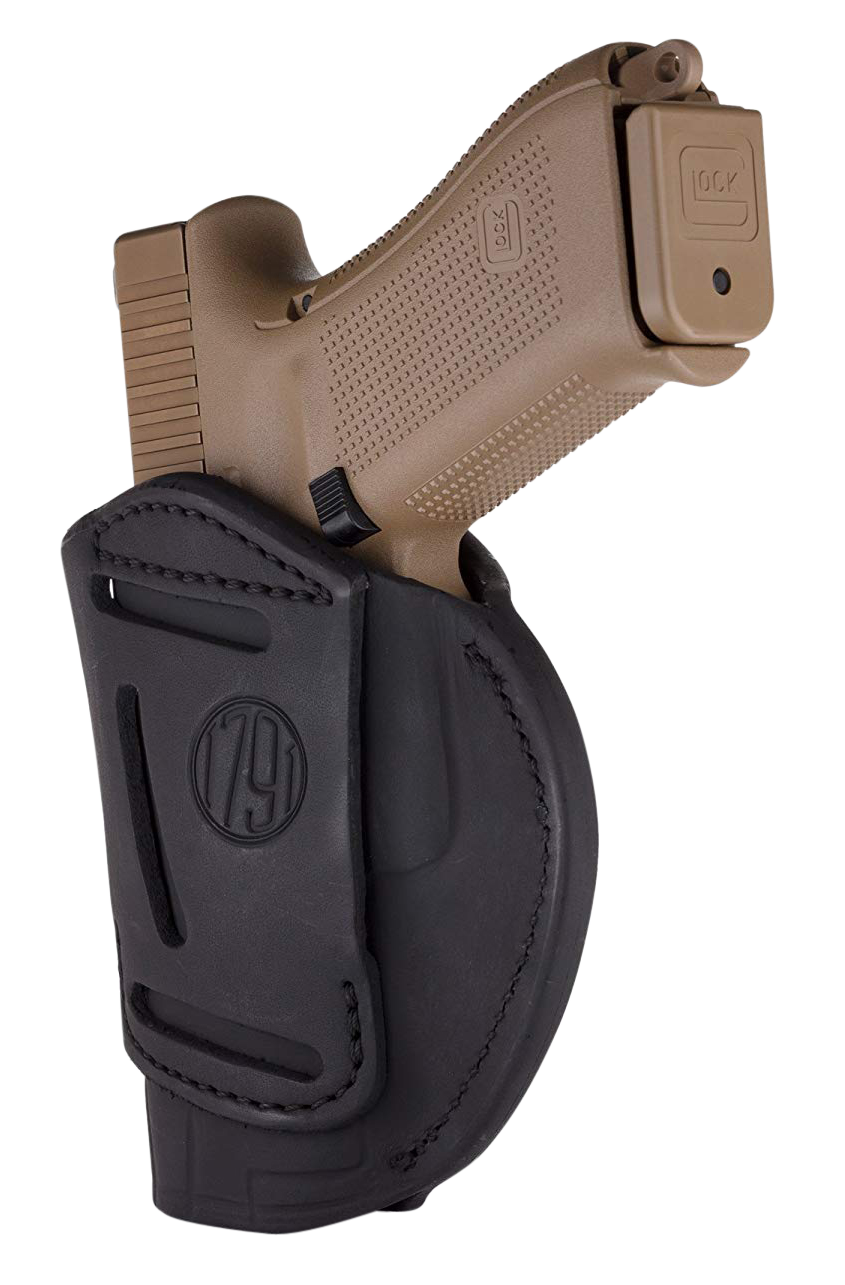 1791 Gunleather 4 Way IWB & OWB Holster Size 5 Stealth Black Right Hand