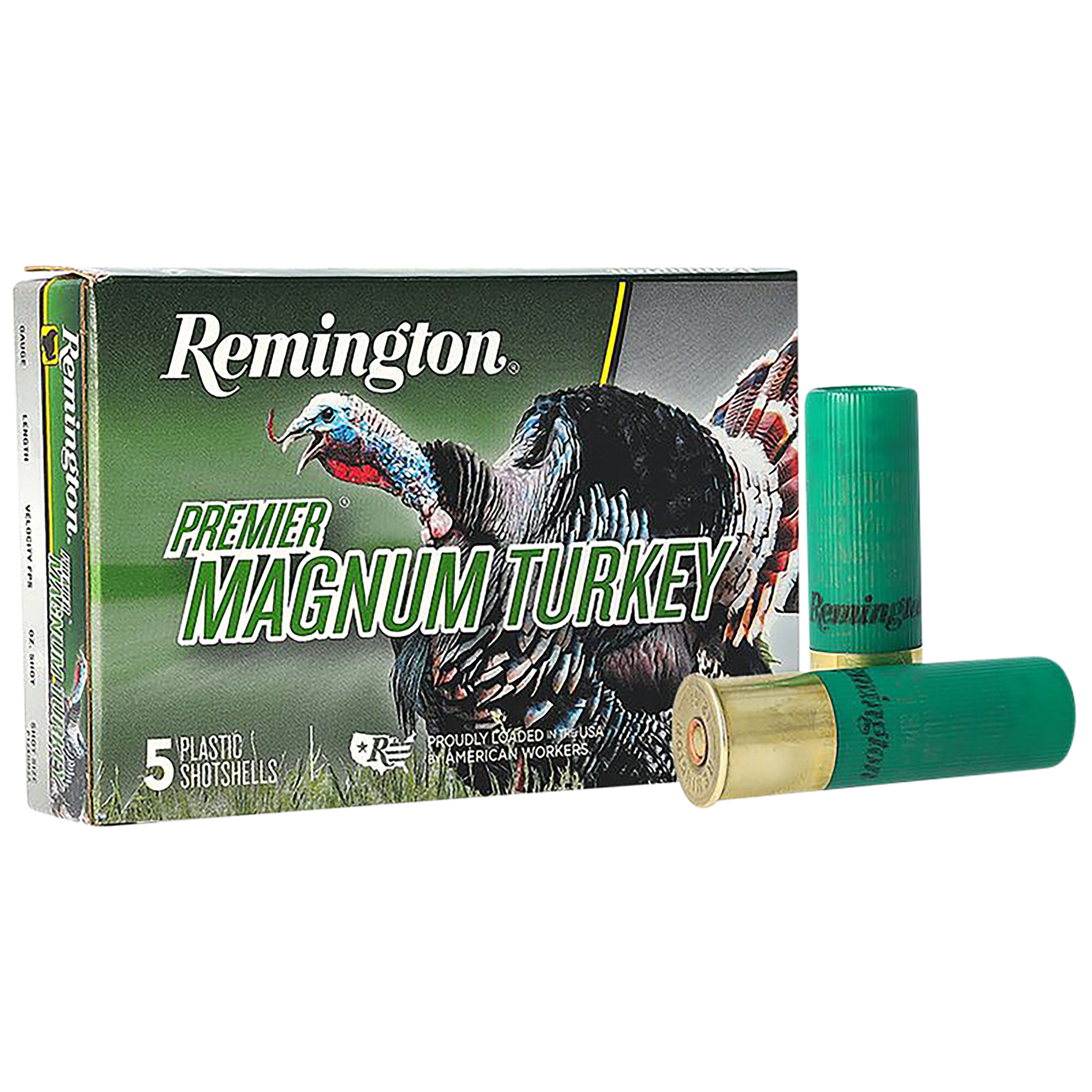 Remington Premier Magnum Turkey Loads 12 ga. 3.5 in. 2 1/4 oz. 4 Shot 5 rd.
