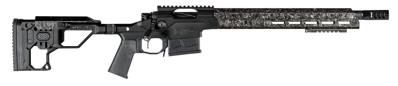 Christensen Arms 8010301500 Modern Precision  223 Rem 20" Threaded Carbon Fiber Barrel 5+1, Black Nitride Finish, Black Anodized with Folding Stock, Polymer Grip