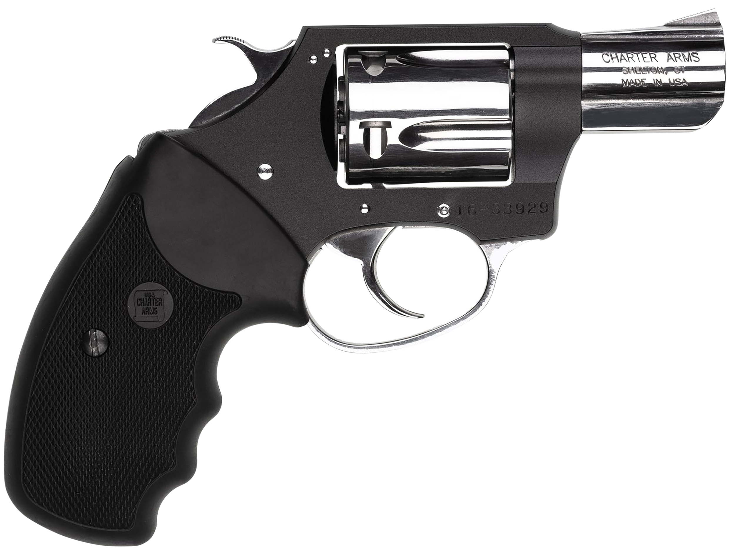 Charter Arms Undercover Lite 38 Special 2" 5rd High Polished Aluminum Frame Rubber Grip