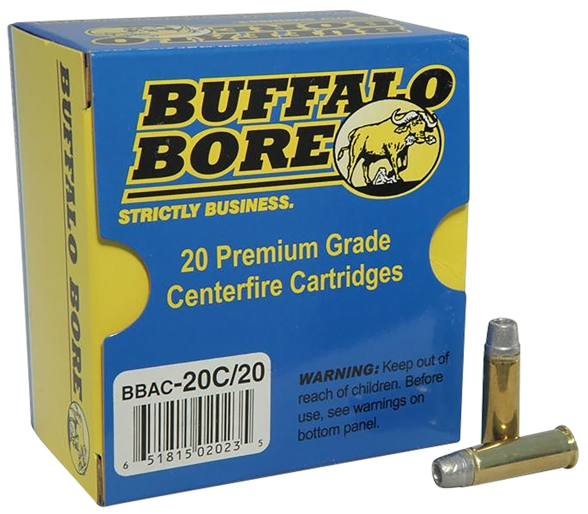 Buffalo Bore Ammunition 20C20 Standard Pressure Strictly Business 38Special 158gr Lead Semi Wad Cutter Hollow Point 20 Rounds