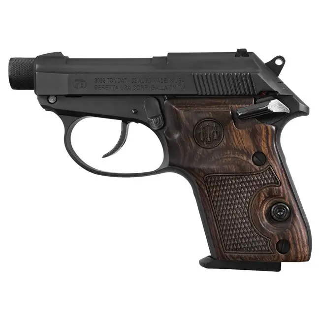 Beretta 3032 Tomcat Covert .32 ACP 2.9 in 7 rd Walnut Grip Matte Bruniton