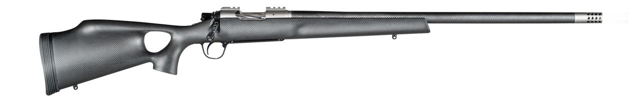 Christensen Arms CA10269H14225 Summit TI  Full Size 6.5 Creedmoor 4+1, 24" Natural Titanium Steel Threaded Barrel, Natural Titanium Aluminum Receiver, Natural Carbon Fiber Fixed Thumbhole Stock