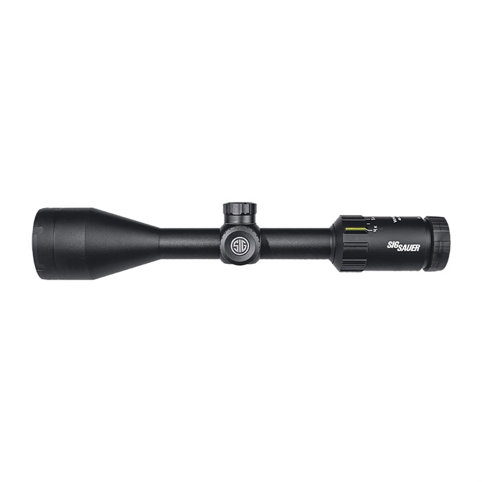 Sig Sauer Whiskey3 Rifle Scope - 4-12x50mm 1" SFP Quadplex 0.25 MOA - Black