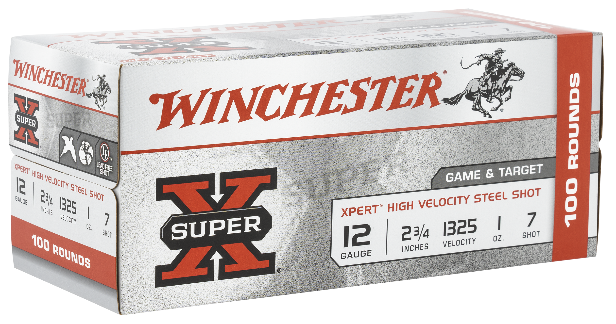 Winchester Ammo WE12GTVP7 Super X Xpert High Velocity 12Gauge 2.75" 1oz 7Shot 100 Rounds