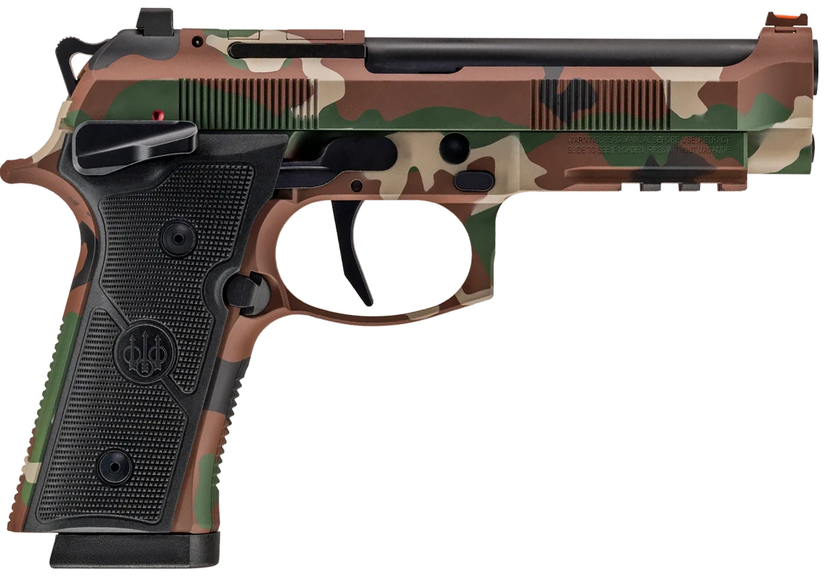 Beretta 92xi SAO 9mm Luger 4.7 inch 18 Rounds DCU Camo Cerakote Optics Ready