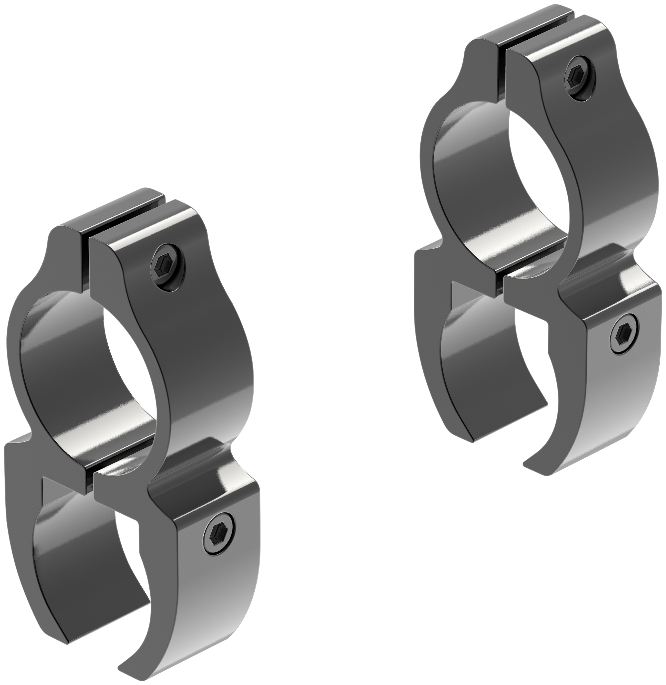 Leupold Rifleman 1in Medium Detachable See-Thru Rings Gloss Finish