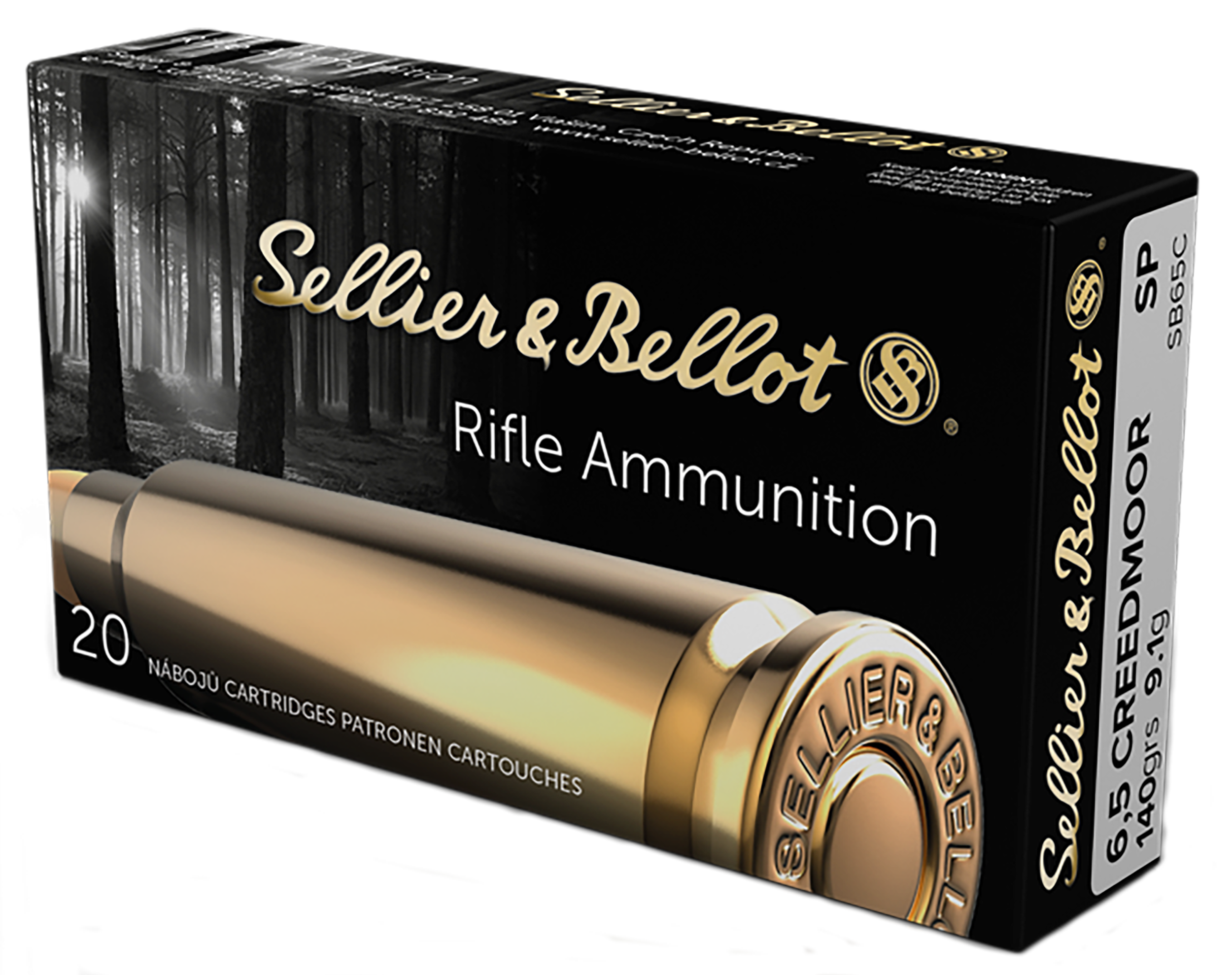 Sellier & Bellot SB65C 6.5 Creedmoor Soft Point 140 Grain 20 Rounds