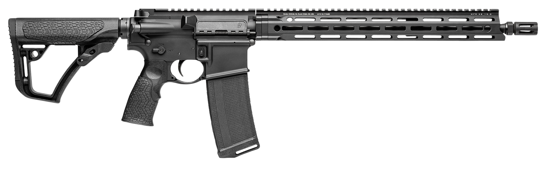 Daniel Defense 0212802241047 DDM4 V7 LW 5.56x45mm NATO 16" 30+1 Black Hard Coat Anodized 6 Position w/SoftTouch Overmolding Stock Daniel Defense 0212802241047 DDM4 V7 LW 5.56x45mm NATO 16" 30+1 Black Hard Coat Anodized 6 Position w/SoftTouch Overmolding Stock