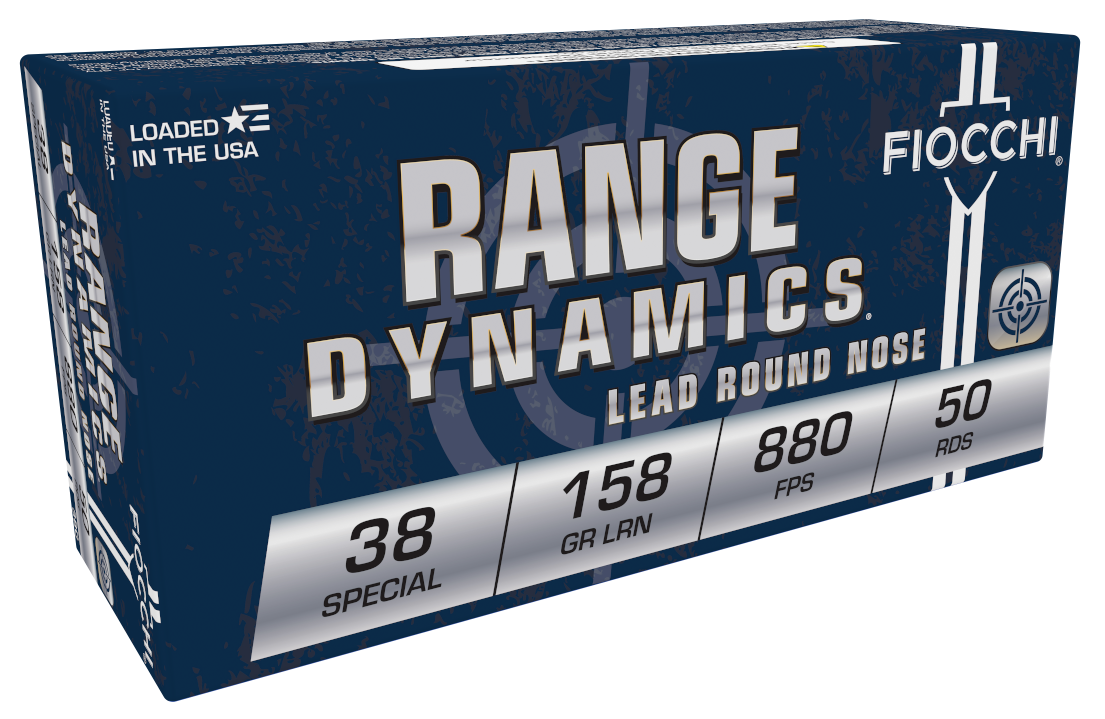 Fiocchi Range Dynamics Pistol Ammo 38 Spl. 158 gr. LRN 50 rd. Fiocchi Range Dynamics Pistol Ammo 38 Spl. 158 gr. LRN 50 rd.