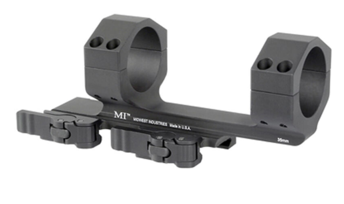 Midwest Industries Quick Detach Aluminum 35mm Scope Mount for AR-15 Picatinny Rails