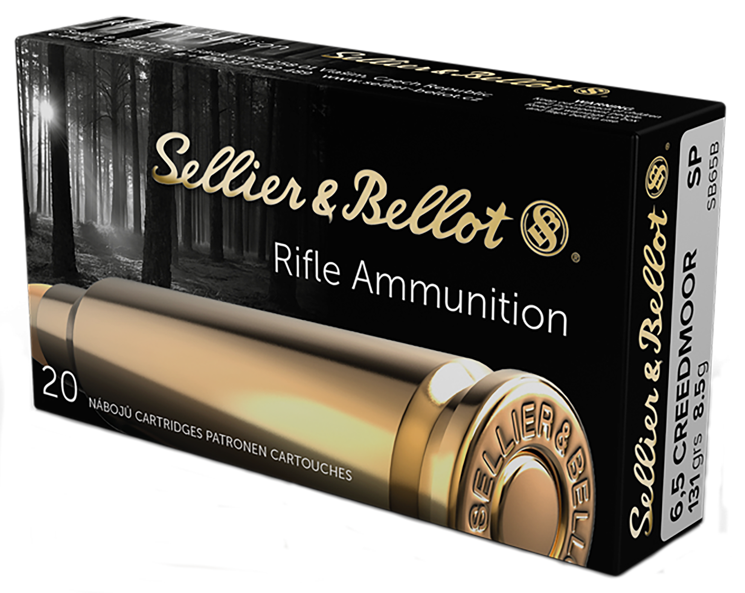 Sellier & Bellot Rifle 6.5 Creedmoor Soft Point 131 Grain 20 Rounds