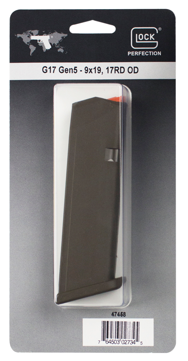 Glock G17 17rd 9mm Luger Olive Drab Green Polymer Magazine Glock G17 17rd 9mm Luger Olive Drab Green Polymer Magazine