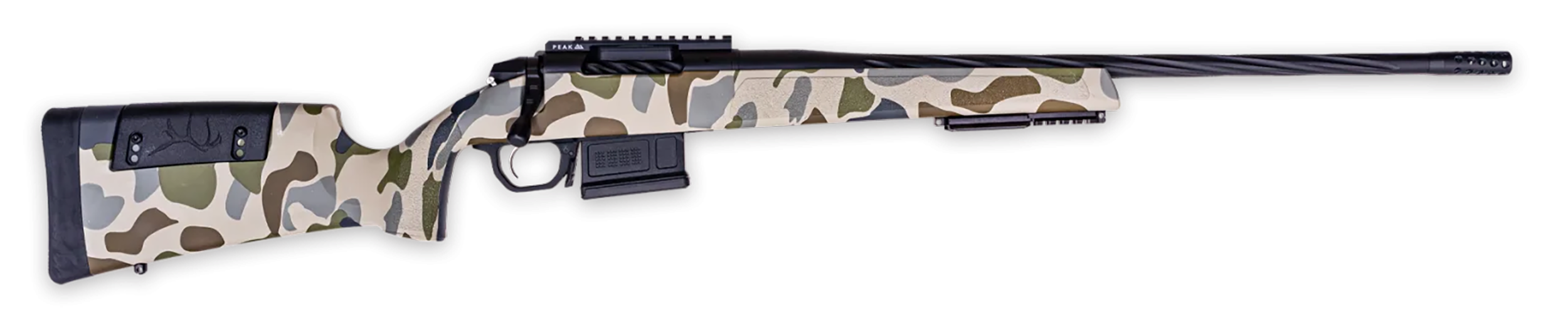 Weatherby 307 Hush 308 Winchester 22 Inch Adjustable Graphite Finish