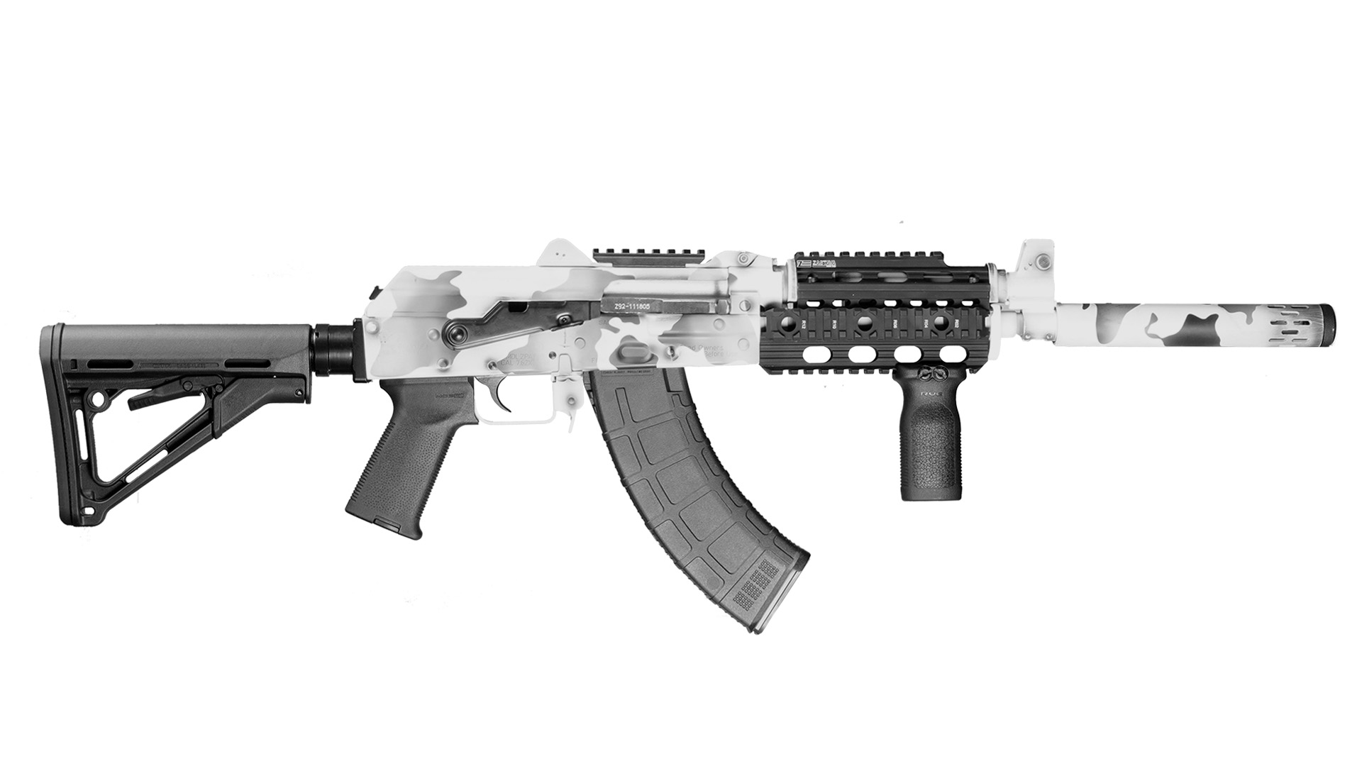 Zastava ZPAP92 7.62x39mm 16.5 Inch 30 Rounds Matte Finish Semi