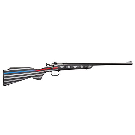 Ksa Crickett Old Glory Blk/wht Cerakote 22lr
