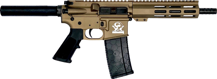 Great Lake Firearms Great Lakes AR-15 Pistol .223 Wylde 7.5" Nitride Barrel 30rd Bronze Finish