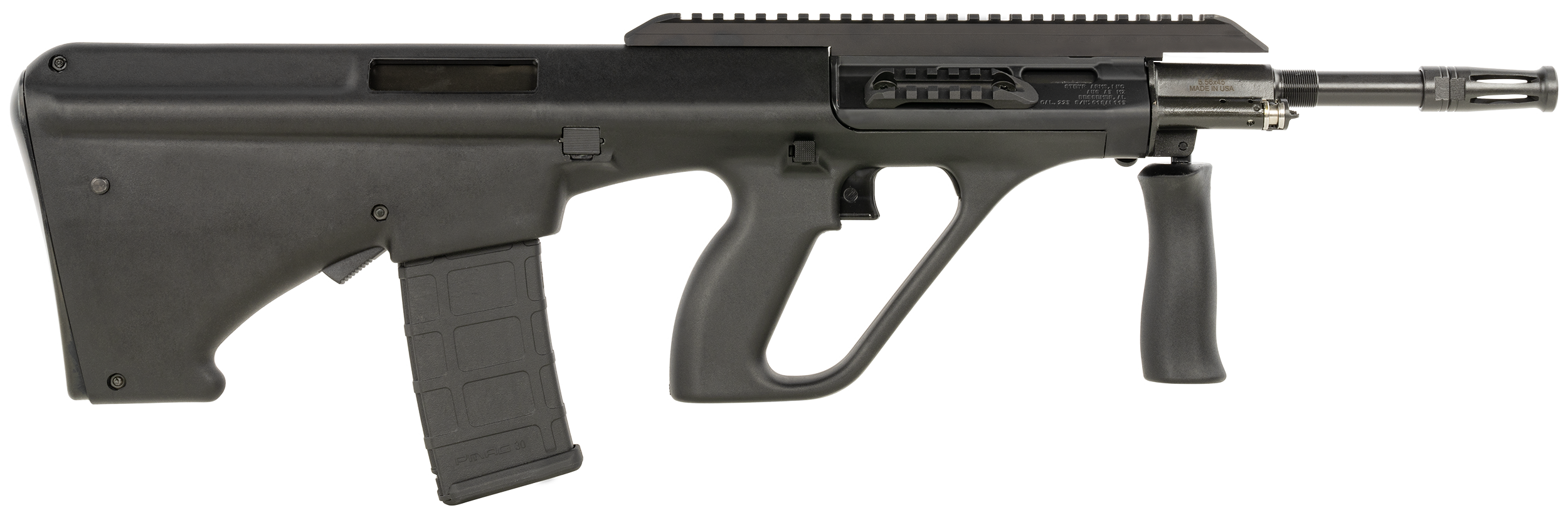 Steyr Arms AUGM2BLKNATOEXT AUG A3 M2 5.56x45mm NATO 16" Black Synthetic Bullpup Stock Steyr Arms AUGM2BLKNATOEXT AUG A3 M2 5.56x45mm NATO 16" Black Synthetic Bullpup Stock
