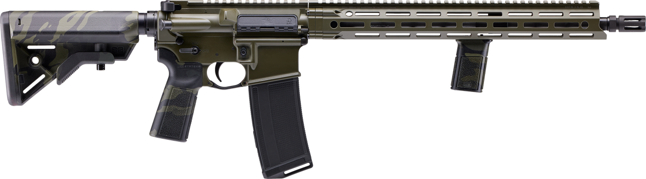 Daniel Defense WEBGBDIST DDM4 V7  5.56 NATO 16" Multi-Cam OD Green/Black