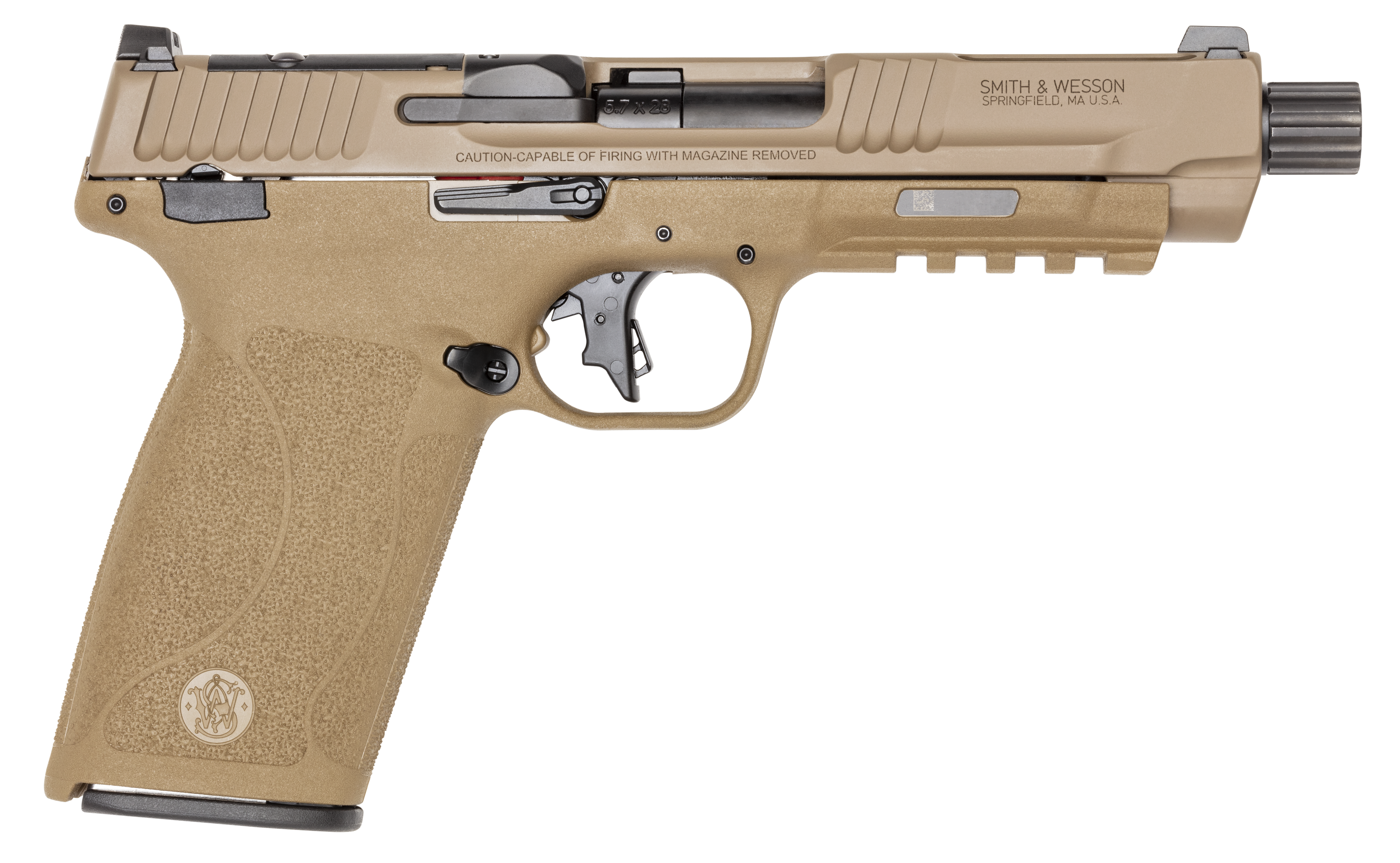 Smith & Wesson M&P 5.7 5.7x28mm 5in 22 Rounds Flat Dark Earth Optics Ready