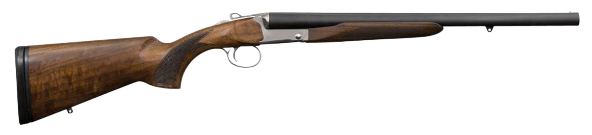 Charles Daly 512T Coach 12GA, 20in. Barrel, 3rd, Wood Stock & Forend - Gray (930114)