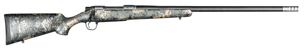 Christensen Arms 8010613400 Ridgeline FFT 6.5 Creedmoor 4+1 20" Carbon Fiber/Threaded Barrel, Stainless Steel, Green with Black/Tan Accents Stock