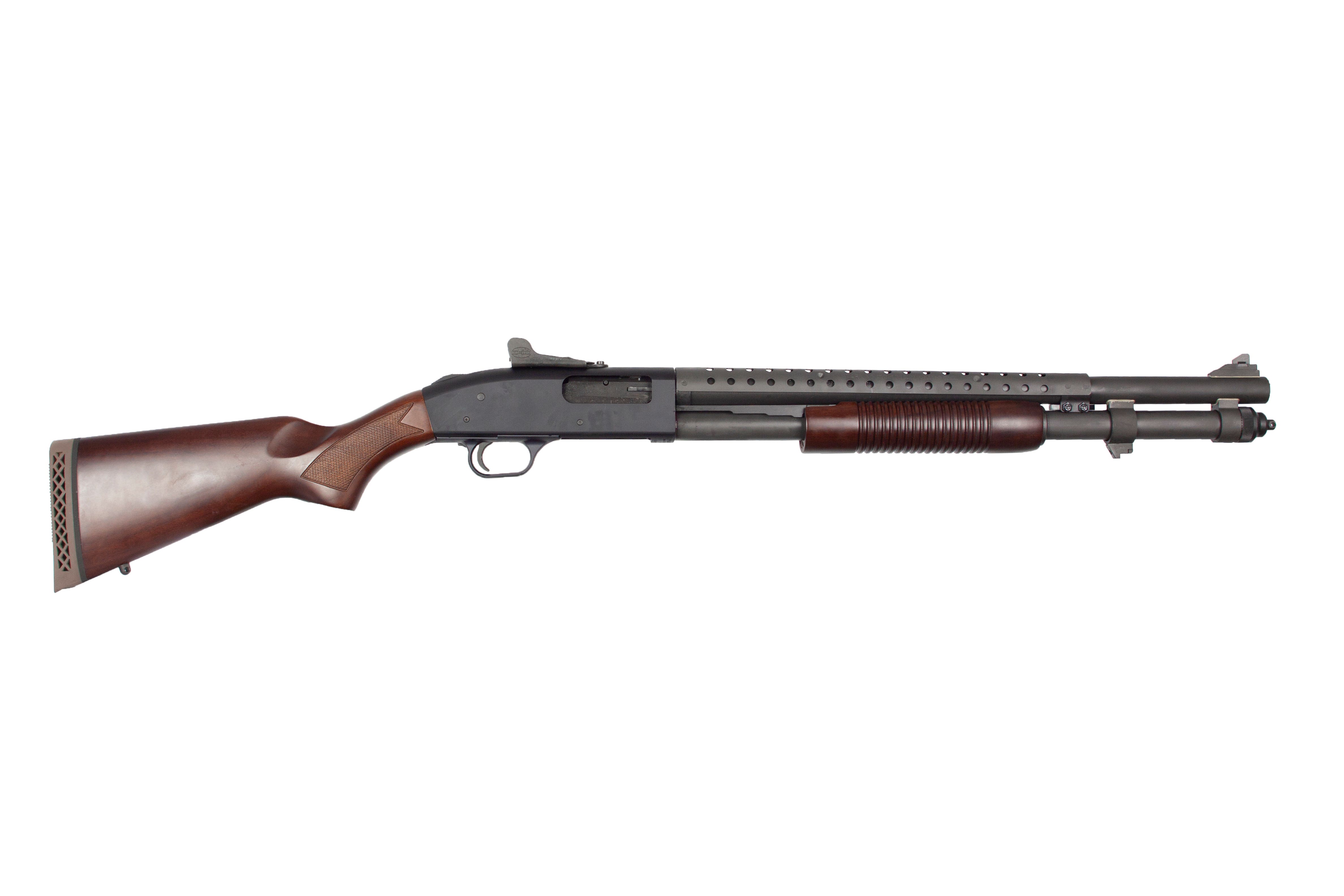 Mossberg 590A1 Retrograde Shotgun 12 ga. 20 in. Walnut 3 in. RH - 51665 - 015813516655