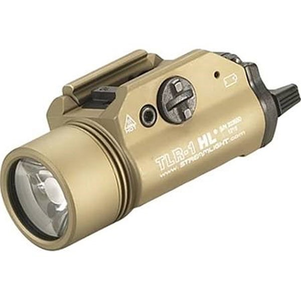 Streamlight TLR-1 HL FDE 1000 Lumens Rail Mounted Weapon Light