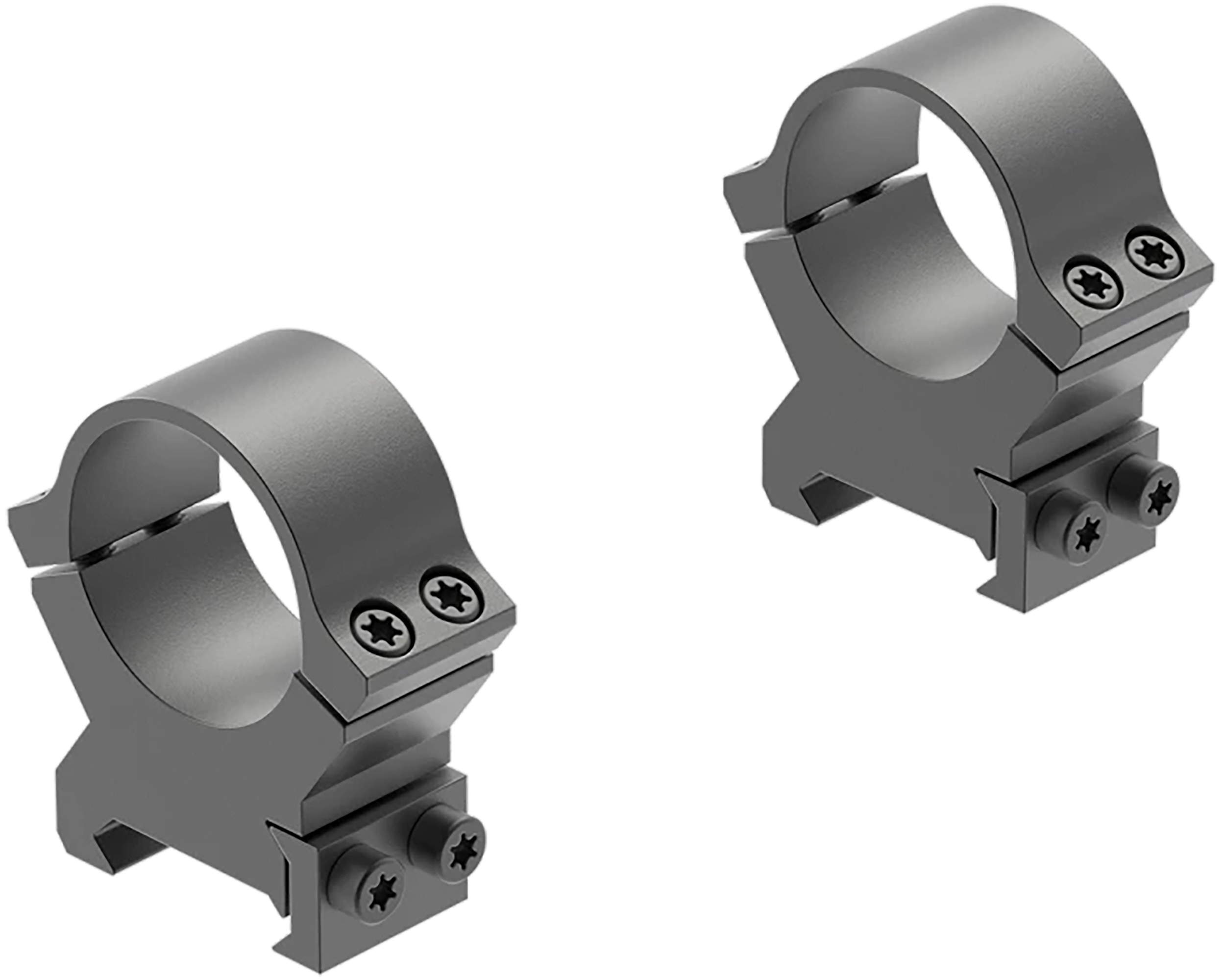 Leupold PRW2 Scope Rings Matte 1in High Solid Steel Universal Cross-Slot Compatibility
