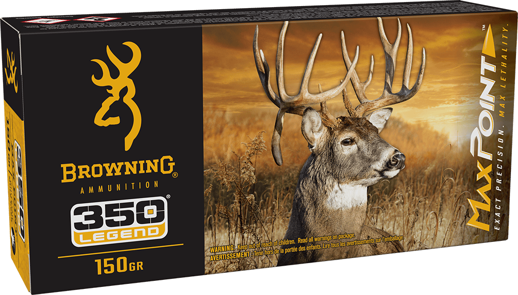 Browning Ammo B192103502 Max Point  350Legend 150gr 20 Rounds