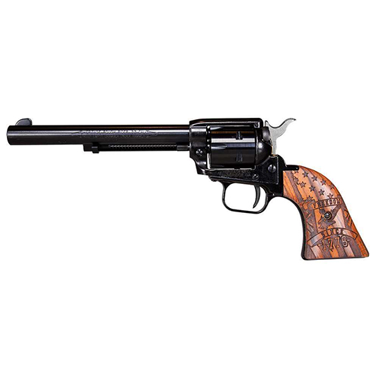Heritage Rough Rider Revolver - Black | .22 LR | 6.5" Barrel | 6rd | "Freedom Since 1776" Grips