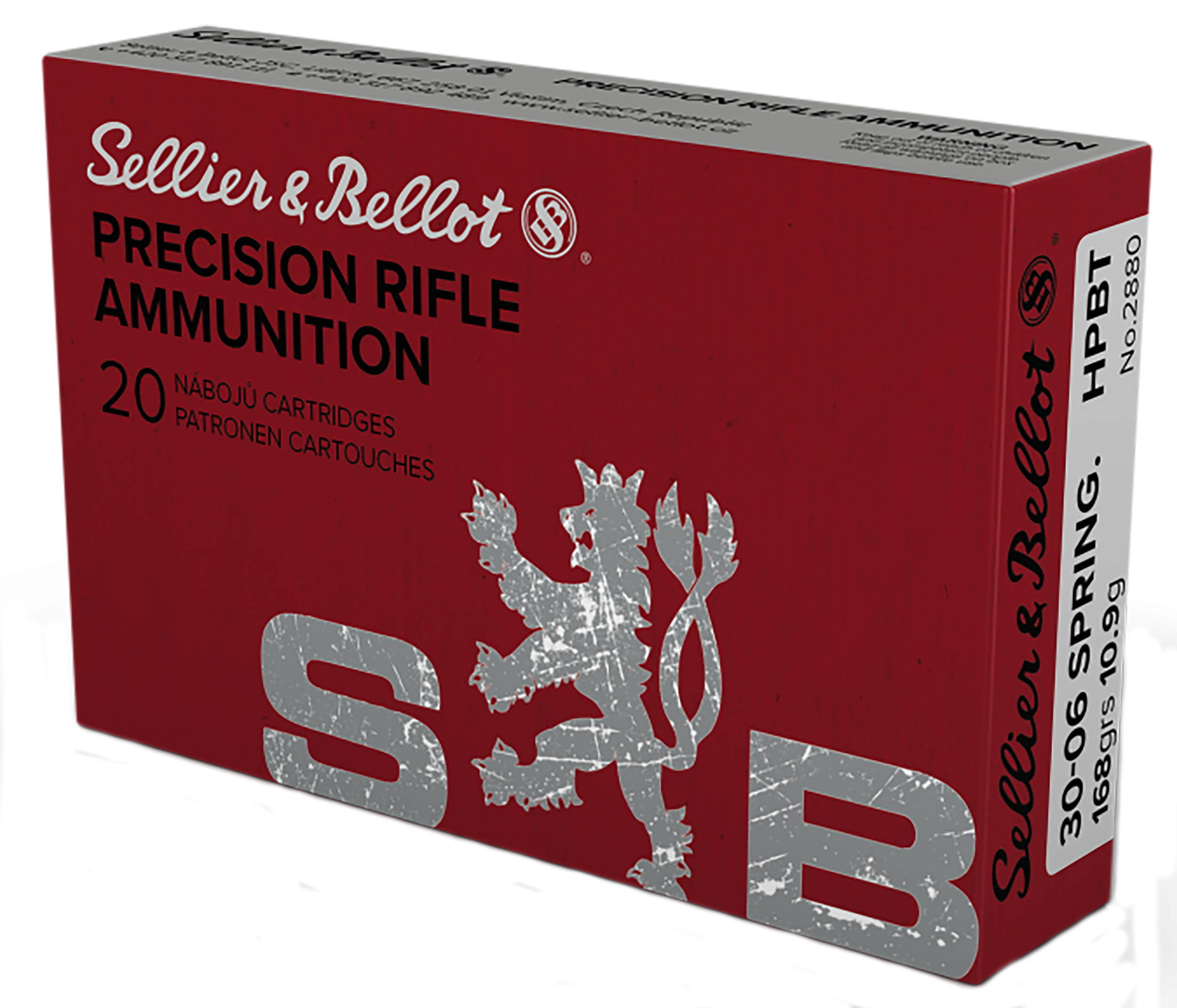 Sellier & Bellot SB3006D Rifle  30-06Springfield 168gr Hollow Point Boat Tail 20 Rounds