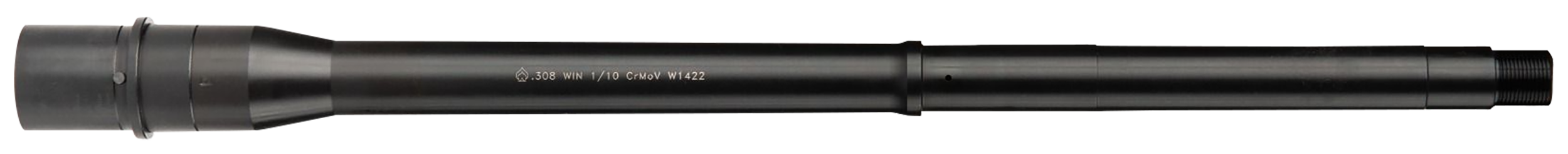 Ballistic Advantage BABL308003M Modern Series  308 Win 16" Black QPQ Finish 4150 Chrome Moly Vanadium Steel Material Tactical Government Midlength for AR-10
