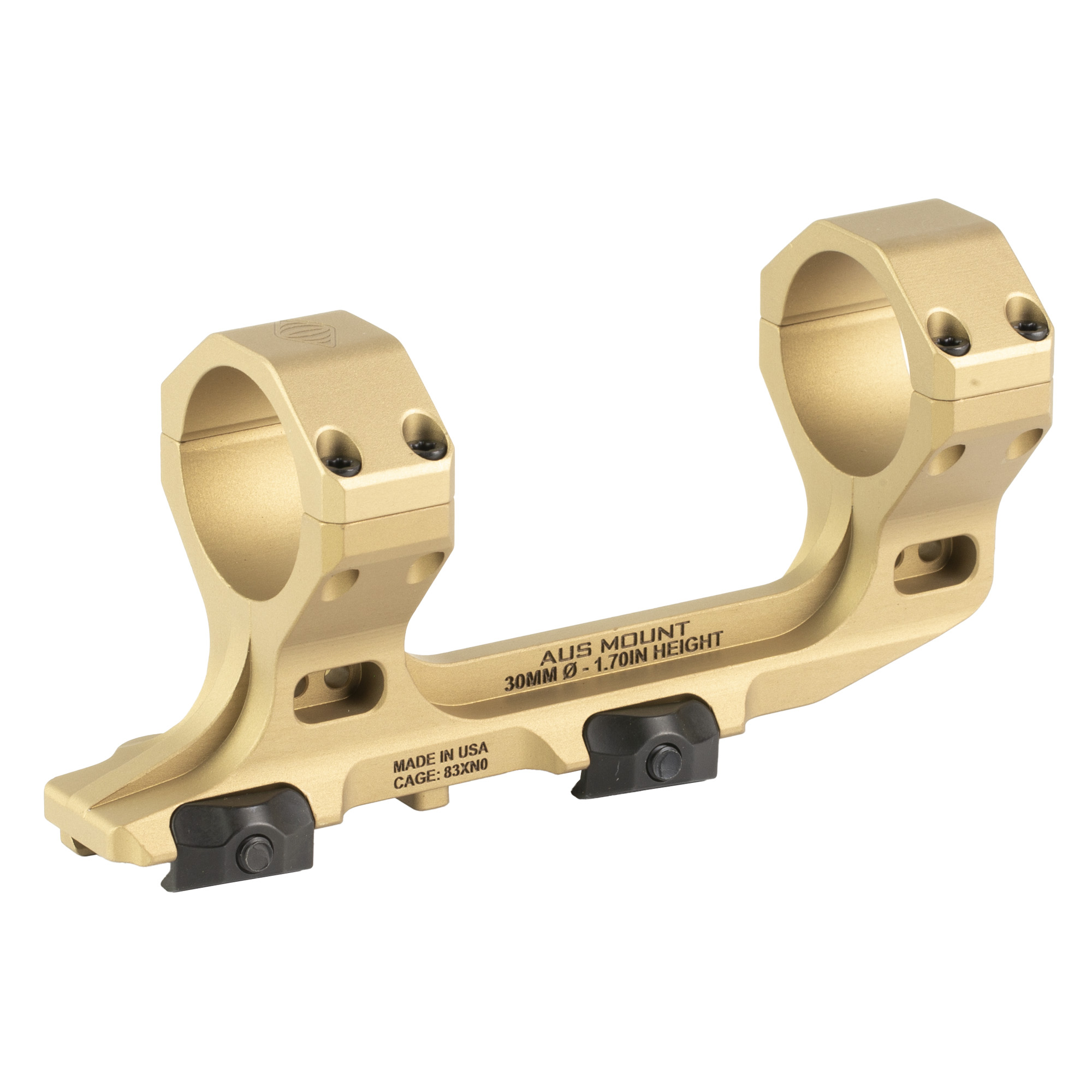 Reptilia AUS 30mm Mount 1.70in Bore Height FDE Anodized Picatinny